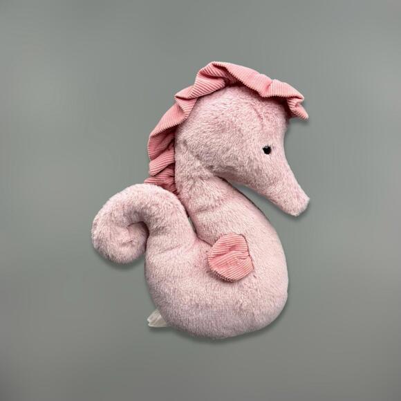 Jellycat Other - Jellycat London Sienna Seahorse Pink Corduroy Plush Stuffed Animal Retired 7”